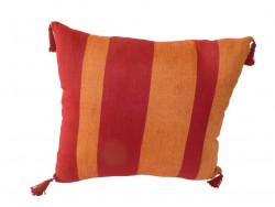 Handmade silk cushion